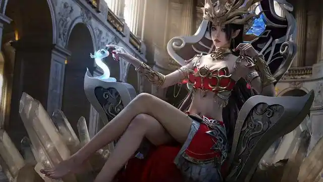 真人版的美杜莎女王,蛇尾长腿轻松驾驭,第五张图简直绝了!