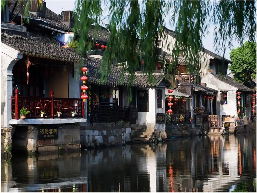 精选好看的江南水乡西塘古镇旅游风景高清电脑桌面壁纸下载
