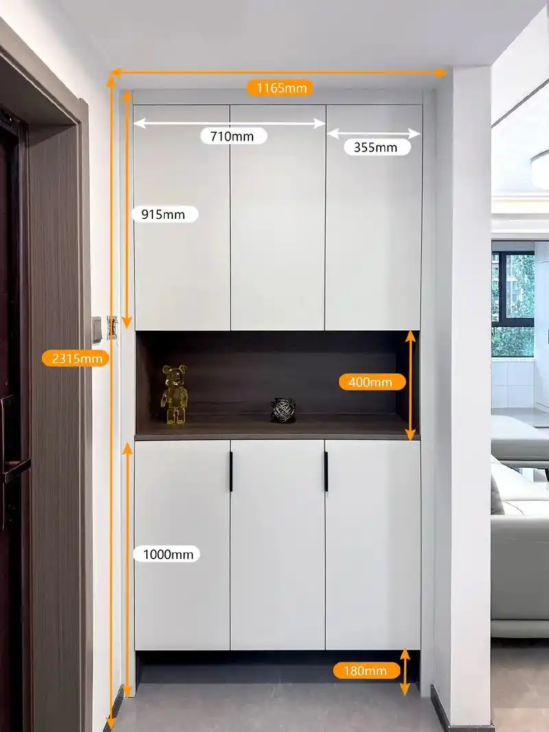 小户型装修必看|入户玄关鞋柜要这样设计