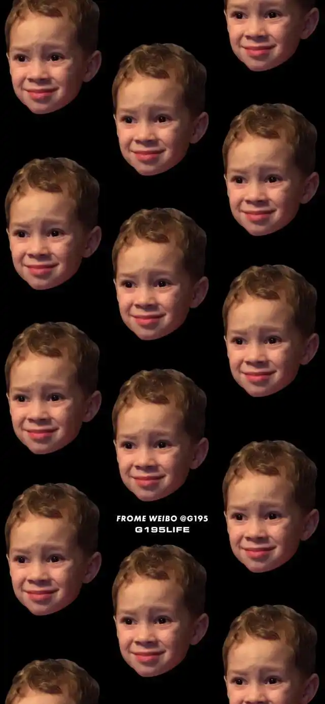 "gavin" iphone x苹果安卓手机都能用的逗比小孩壁纸