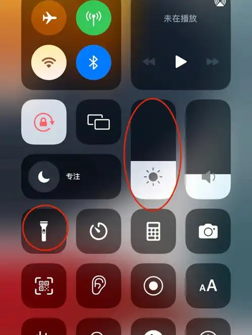 苹果手机手电筒亮度原彩音频音量精确调节