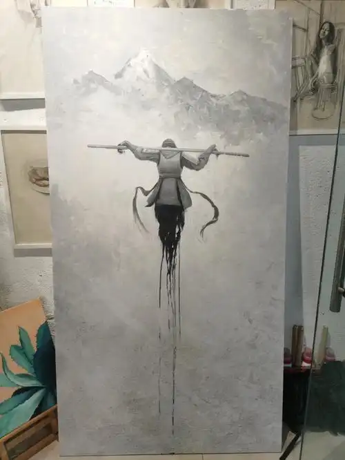 至尊宝  #周星驰致敬经典一米x一米九的大小电影的最后至尊宝的背影