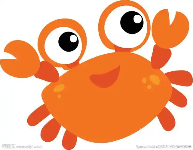 卡通螃蟹图片