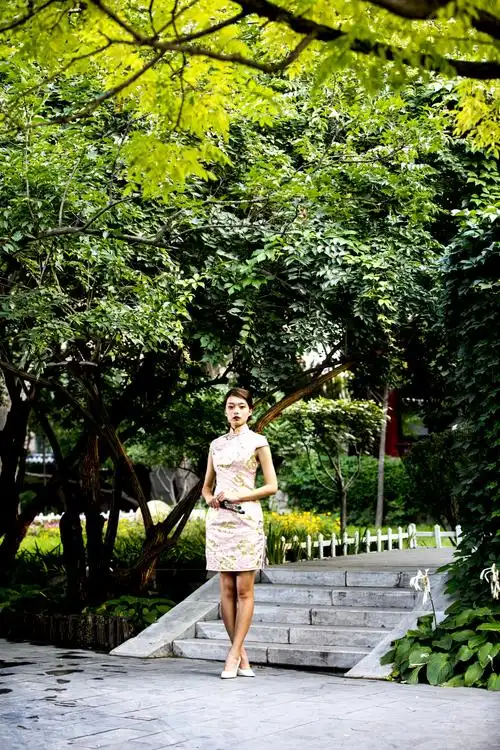碑林公园……旗袍人像拍摄