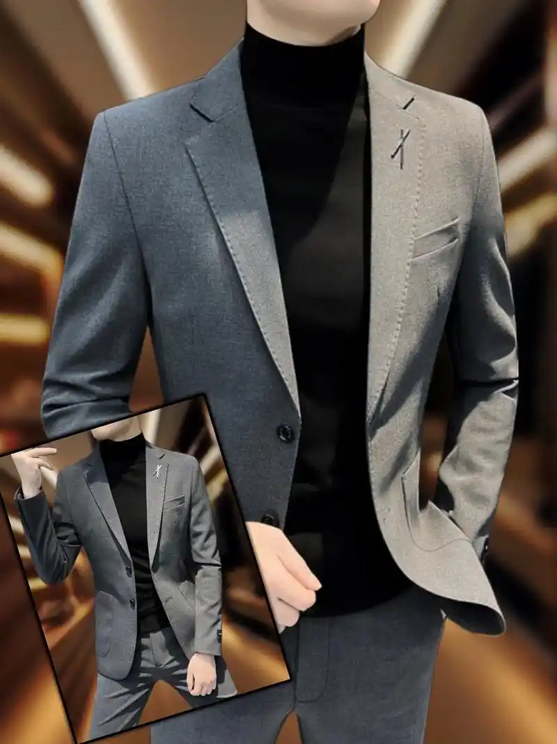 痞帅商务风～男士休闲西服套装的独特魅力!老板们看过来!