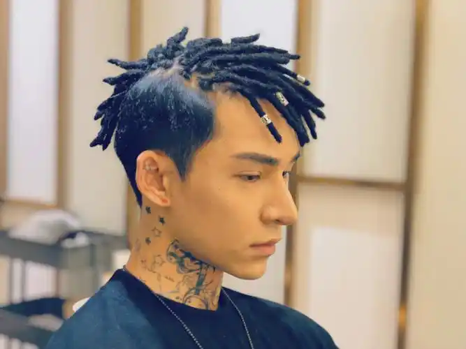 脏辫黑人烫非洲辫美式理发爆炸头