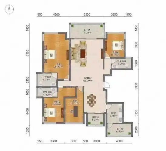 急售急售改善户型一梯一户大平层精装可拎包入住满五