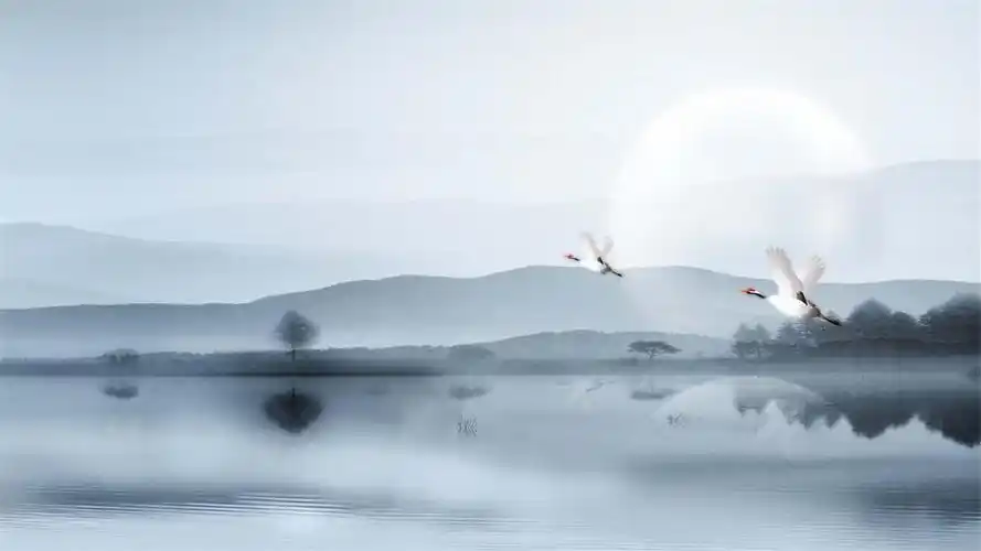 精选古典中国风水墨画唯美风景图片桌面壁纸下载