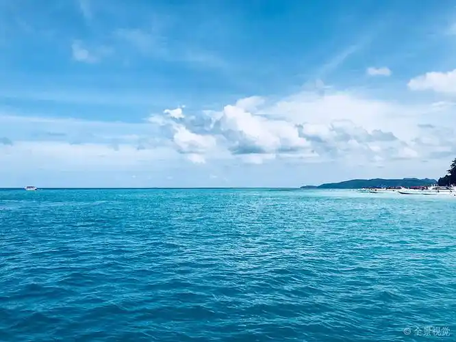 夏天宁静的海图片_夏天宁静的海高清图片_全景视觉