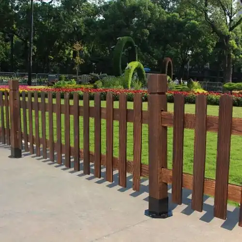 朵絮户外木防腐木碳化木园艺围墙篱笆木围栏护栏花园室外栅栏长