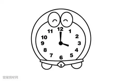 画教程绘画吧-画画钟表简笔画图片大全集儿童画钟表简笔画钟表侧面简