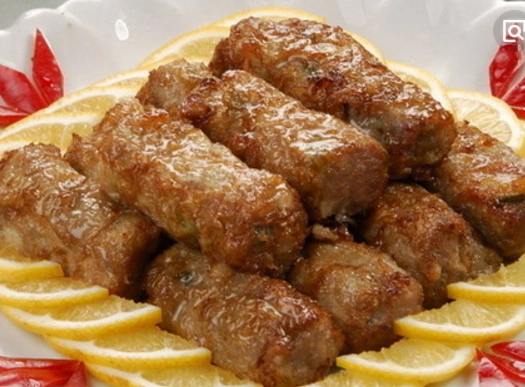 闽菜代表菜之一:鸡卷