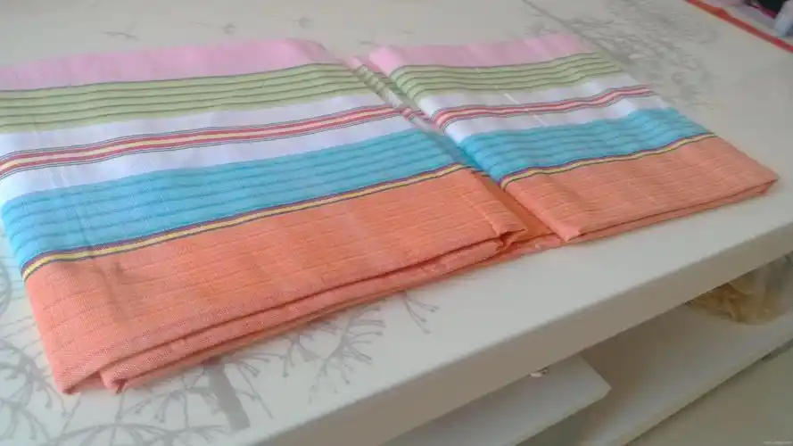 老粗布床单 -------桓台起风老粗布,纯手工棉线,绝对是一梭一线织造的