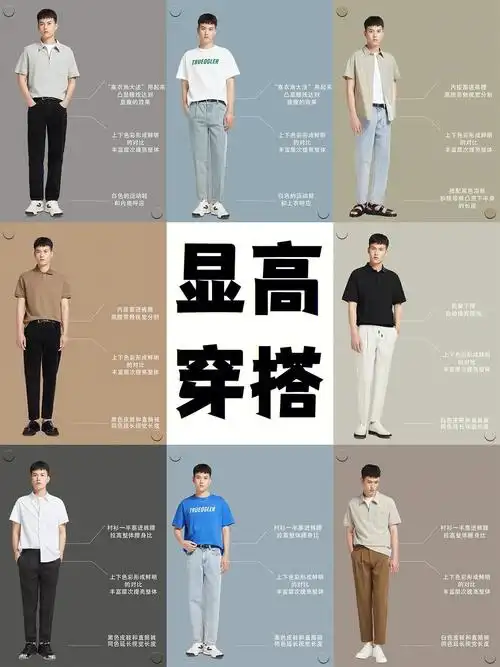 4/6分的身材比例能够整体看上去更挺拔显高,但本身身高不允许的条件下