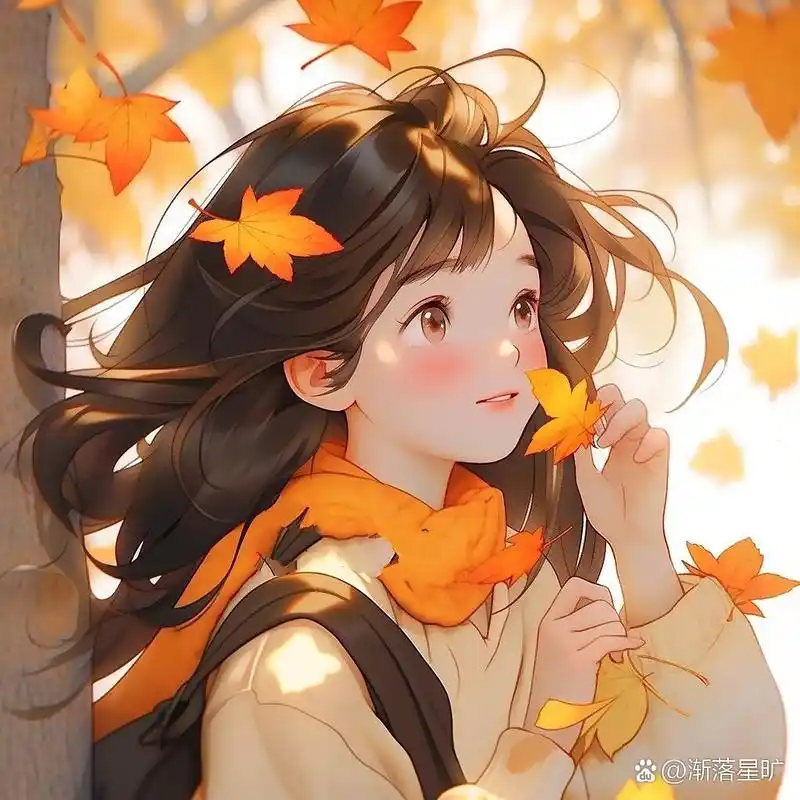 女生头像|治愈头像|秋天头像  超治愈的秋日氛围感小仙女头像哦