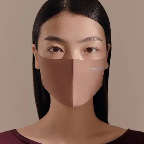 针织透气舒适紧绷不紧弹力面罩uma周针织时装口罩