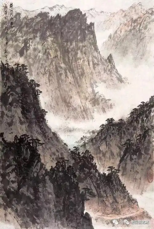 魏紫熙百幅精品山水画欣赏