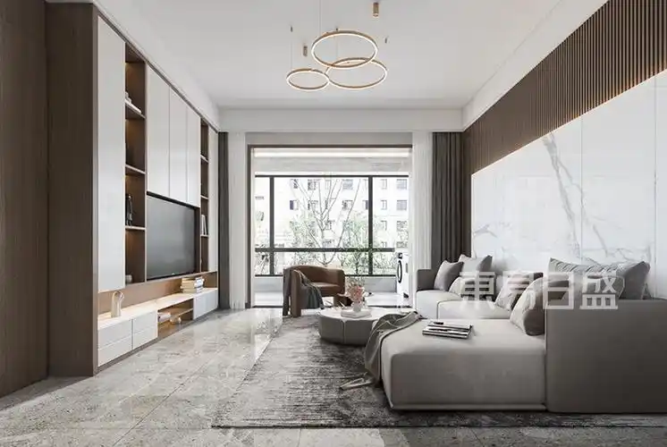 林语溪125平米简约轻奢风格装修设计效果图