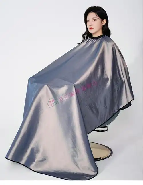 美发围布发廊专用理发店剪头发不沾发米詅米詅黑色