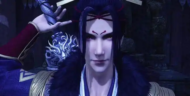 这个人就是之前一直在神秘地带游荡的一个人,苗疆十二峒主的角色,十二