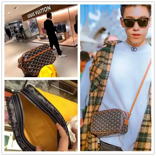 热销男士包包 单肩 斜挎包 手提包_代购潮牌g家相机包吴亦凡同款单肩