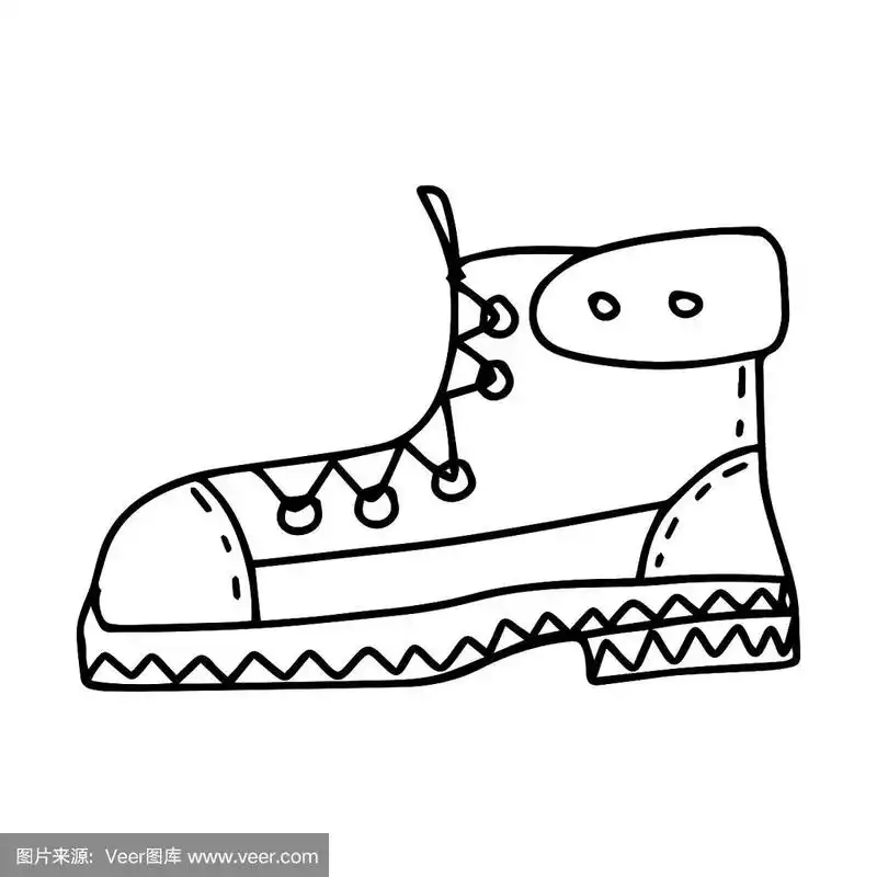 黑白矢量插图.手绘孤立在白色背景.