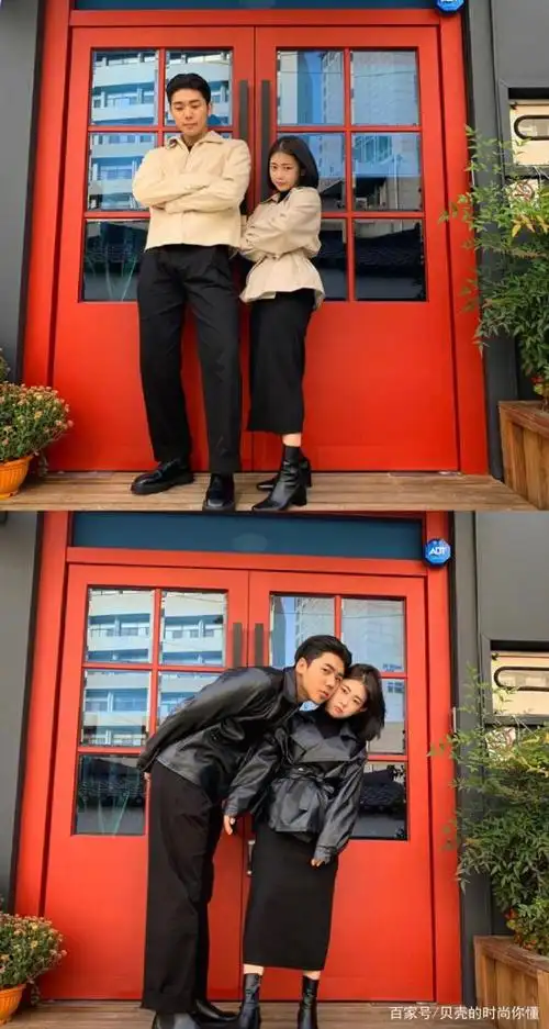 可爱搞怪的情侣合照姿势get