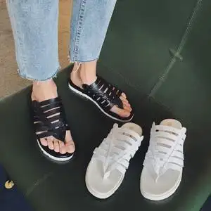 情侣男生凉鞋夏室外情侣潮原宿风 ulzzang韩国潮男情侣款一男一女