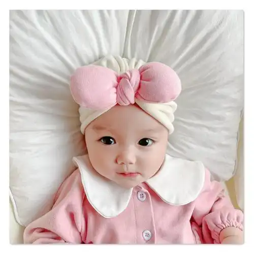 卡通萌趣迪士尼可爱小朋友戴的秋季婴儿帽子薄款婴幼儿胎帽单层纯棉