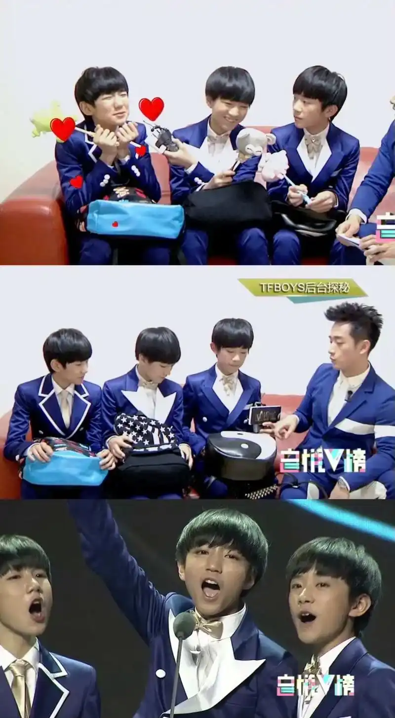 "hello 大家好 我们是 tfboys" 十一年了宝宝#