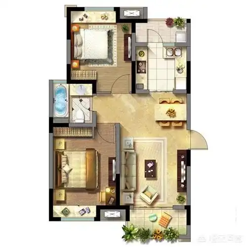 三室一厅户型图市场上三居户型何其多究竟该如何挑选