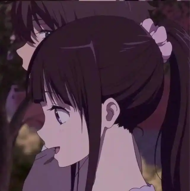 冰菓又是一个有生之年的作品千反田和折木的情侣头像用这一生等待完结