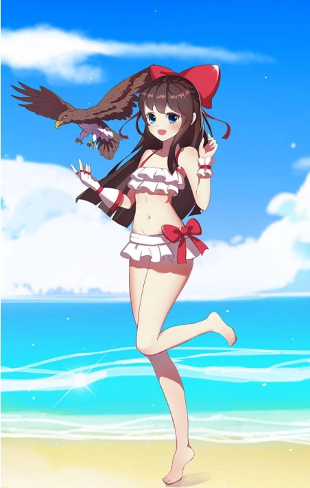 第二款就是娜可露露的泳装皮肤!