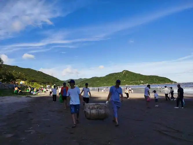 其它 20200920阳光咀沙滩plogging行动 写美篇希望珠海的蓝天更蓝海水