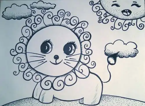 插画的魅力点与线的魅力ppt点和线的简笔画运用点线面画画简笔画趣味