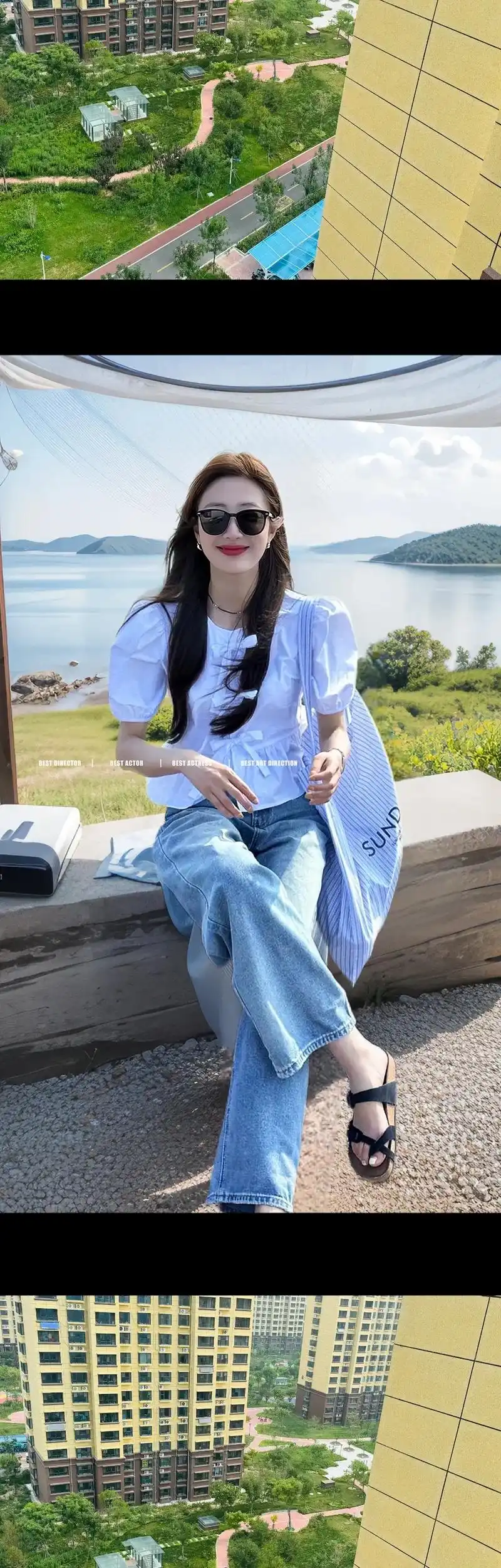 夏季百搭套装!休闲简约风!面料柔软透气,搭配牛仔裤