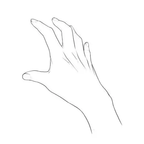 双手简笔画教程