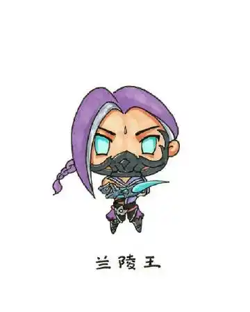 简笔画:王者荣耀q版手绘,投稿:@张点点_#简笔画课堂#转发微博2017-7