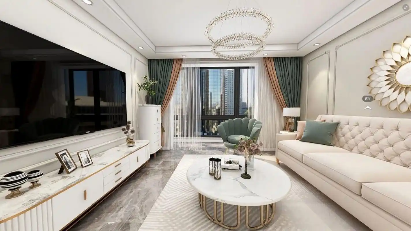 113平三室一厅简约欧式装修,惊艳众人 设计风格:简约欧式 房屋类型