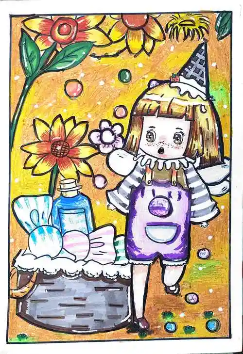 漫画·儿童画八级-儿童画-美术 - 四川艺术考级网—成都美术考级网