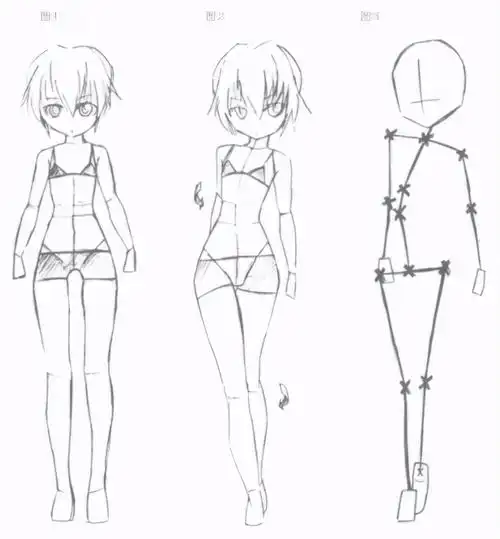 教你画各种动漫人物姿势绘画技法!_手机搜狐网