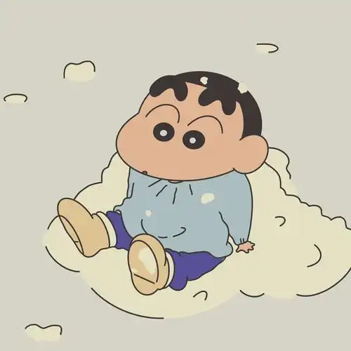 预览圆图动画片蜡笔小新主题彩色卡通头像,作者:抛瓦酱.