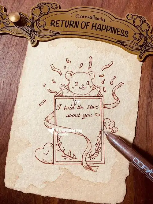 画画的日常  #笔记灵感  #信封  #插画  #文创  #插画周边  #仓