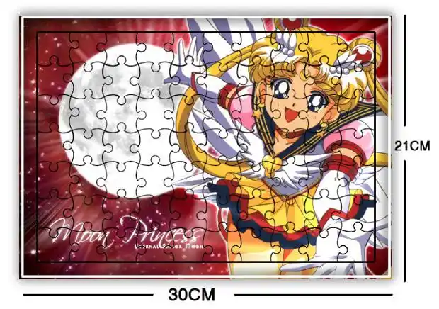 pt039-珠光70片动漫拼图(美少女战士1)