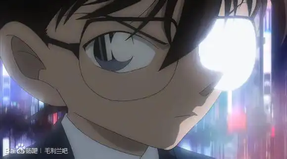 名侦探柯南里有一张柯南眼镜反光的图是哪集?