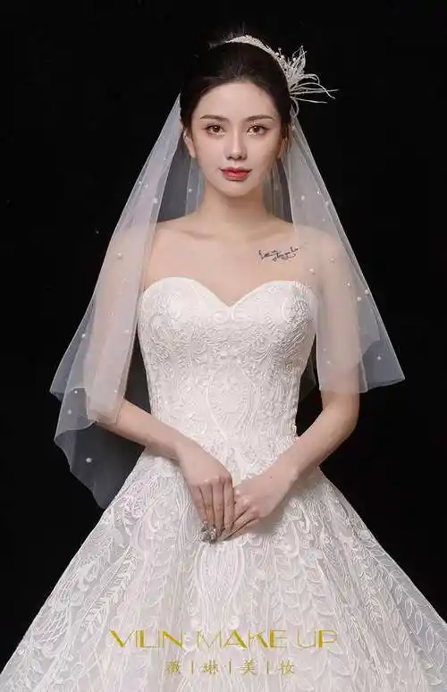 新娘白纱造型