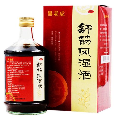黑老虎 舒筋风湿酒  500ml/盒 舒筋活络跌打损伤关节痛药酒骨