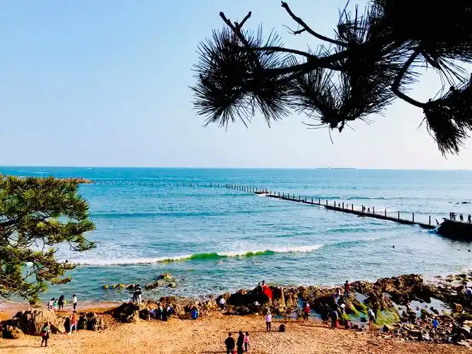 青岛海水浴场盘点对比,火车站前的是第六