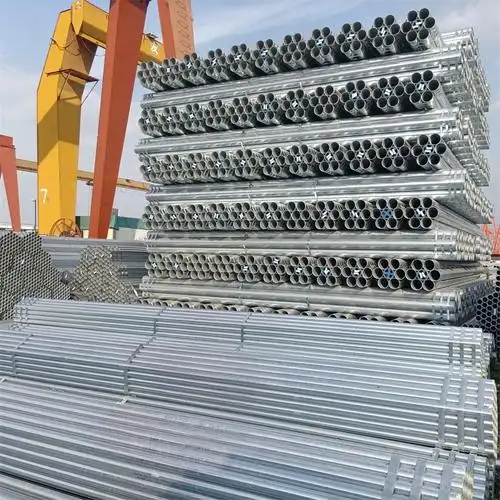 热镀锌管镀锌圆管dn15 dn250消防钢管sc穿线管搭棚48mm架子管铁管 -