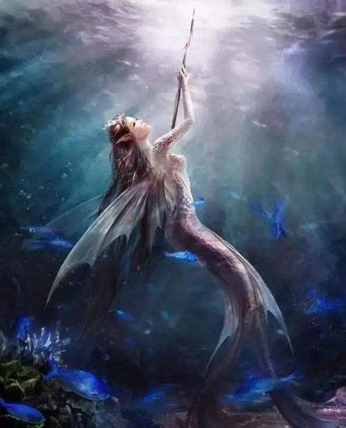 十二星座变身人鱼公主摩羯座楚楚动人双子座是七彩人鱼